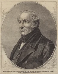 Konteradmiral Corry, Kommandant der zweiten Division der Ostseeflotte